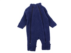 Joha dark blue melange jumpsuit merino wool  